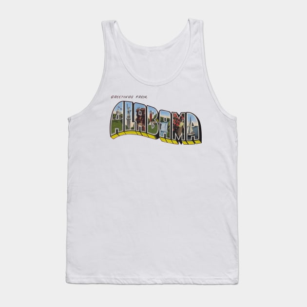 Greetings from Alabama Tank Top by reapolo